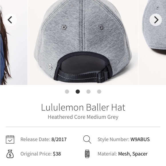 Lululemon grey hat - Picture 7 of 8